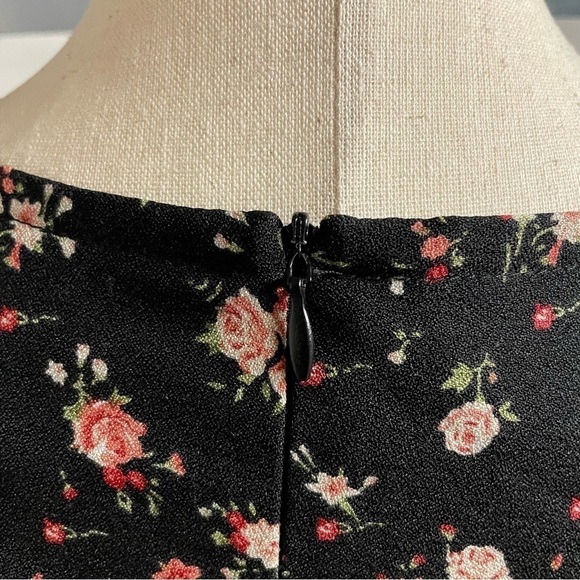 Showpo Secret Whispers Dress in Black Floral - Picture 8 of 12